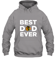 Best Chicago Blackhawks Dad Ever Hockey NHL Fathers Day GIft For Daddy Hooded Sweatshirt Hooded Sweatshirt - amzapparel