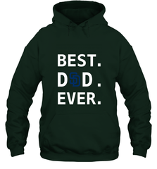 Best San Diego Padres Dad Ever Baseball MLB Fathers Day Hooded Sweatshirt Hooded Sweatshirt - amzapparel