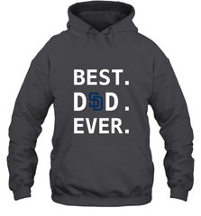 Best San Diego Padres Dad Ever Baseball MLB Fathers Day Hooded Sweatshirt Hooded Sweatshirt - amzapparel