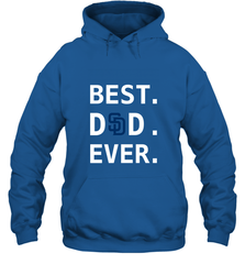 Best San Diego Padres Dad Ever Baseball MLB Fathers Day Hooded Sweatshirt Hooded Sweatshirt - amzapparel