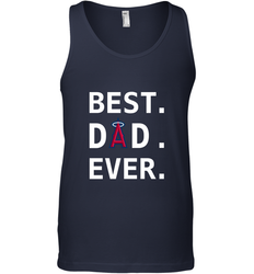 Best Los Angeles Angels Dad Ever Baseball MLB Fathers Day Men's Tank Top