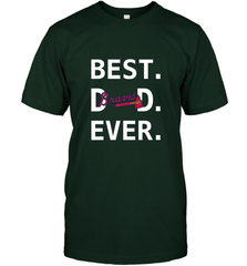 Best Atlanta Braves Dad Ever Baseball MLB Fathers Day Men's T-Shirt Men's T-Shirt - amzapparel
