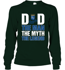 Kansas City Royals Dad The Man The Myth The Legend Father's Day MLB Long Sleeve T-Shirt Long Sleeve T-Shirt - amzapparel