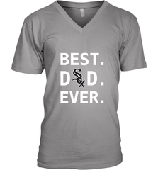 Best Chicago White Sox Dad Ever Baseball MLB Fathers Day Men's V-Neck T-Shirt Men's V-Neck T-Shirt - amzapparel