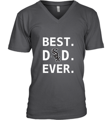 Best Chicago White Sox Dad Ever Baseball MLB Fathers Day Men's V-Neck T-Shirt Men's V-Neck T-Shirt - amzapparel