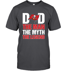 Tampa Bay Buccaneers Dad The Man The Myth The Legend NFL Father's Day Men's T-Shirt Men's T-Shirt - amzapparel