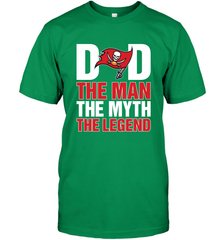 Tampa Bay Buccaneers Dad The Man The Myth The Legend NFL Father's Day Men's T-Shirt Men's T-Shirt - amzapparel