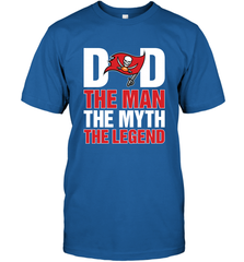 Tampa Bay Buccaneers Dad The Man The Myth The Legend NFL Father's Day Men's T-Shirt Men's T-Shirt - amzapparel