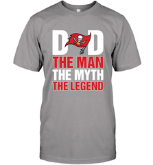 Tampa Bay Buccaneers Dad The Man The Myth The Legend NFL Father's Day Men's T-Shirt Men's T-Shirt - amzapparel