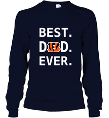 Best Cincinnati Bengals Dad Best Dad Ever NFL Football Fathers Day Long Sleeve T-Shirt Long Sleeve T-Shirt - amzapparel