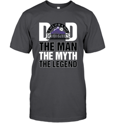 Colorado Rockies Dad The Man The Myth The Legend Father's Day MLB Men's T-Shirt Men's T-Shirt - amzapparel