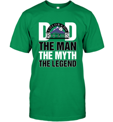 Colorado Rockies Dad The Man The Myth The Legend Father's Day MLB Men's T-Shirt Men's T-Shirt - amzapparel