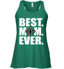 Best New Orleans Saints Mom Ever NFL Team Mother's Day Gift Women's Racerback Tank Women's Racerback Tank - amzapparel
