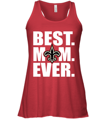 Best New Orleans Saints Mom Ever NFL Team Mother's Day Gift Women's Racerback Tank Women's Racerback Tank - amzapparel