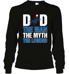 Los Angeles Dodgers Dad The Man The Myth The Legend Father's Day MLB Long Sleeve T-Shirt