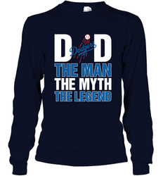 Los Angeles Dodgers Dad The Man The Myth The Legend Father's Day MLB Long Sleeve T-Shirt