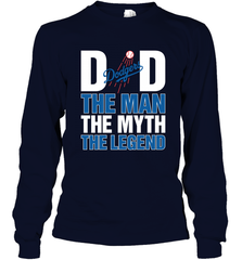 Los Angeles Dodgers Dad The Man The Myth The Legend Father's Day MLB Long Sleeve T-Shirt Long Sleeve T-Shirt - amzapparel