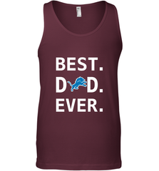 Best Detroit Lions Dad Best Dad Ever NFL Football Fathers Day Men's Tank Top Men's Tank Top - amzapparel