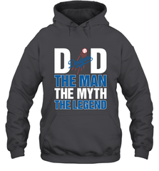Los Angeles Dodgers Dad The Man The Myth The Legend Father's Day MLB Hooded Sweatshirt Hooded Sweatshirt - amzapparel