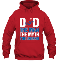 Los Angeles Dodgers Dad The Man The Myth The Legend Father's Day MLB Hooded Sweatshirt Hooded Sweatshirt - amzapparel