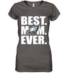 Best Philadelphia Eagles Mom Ever NFL Team Mother's Day Gift Women's V-Neck T-Shirt Women's V-Neck T-Shirt - amzapparel