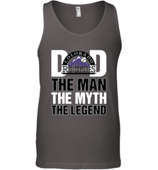 Colorado Rockies Dad The Man The Myth The Legend Father's Day MLB Men's Tank Top Men's Tank Top - amzapparel