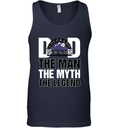 Colorado Rockies Dad The Man The Myth The Legend Father's Day MLB Men's Tank Top