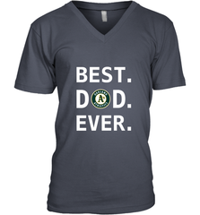 Best Oakland Athletics Dad Ever Baseball MLB Fathers Day Men's V-Neck T-Shirt Men's V-Neck T-Shirt - amzapparel