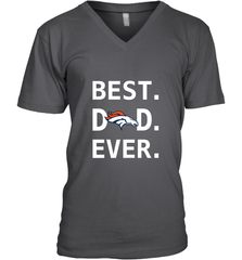 Best Denver Broncos Dad Best Dad Ever NFL Football Fathers Day Men's V-Neck T-Shirt Men's V-Neck T-Shirt - amzapparel