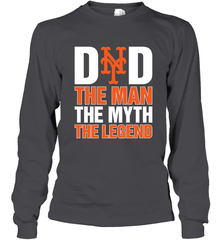 New York Mets Dad The Man The Myth The Legend Father's Day MLB Long Sleeve T-Shirt Long Sleeve T-Shirt - amzapparel