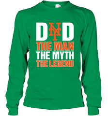 New York Mets Dad The Man The Myth The Legend Father's Day MLB Long Sleeve T-Shirt Long Sleeve T-Shirt - amzapparel