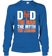 New York Mets Dad The Man The Myth The Legend Father's Day MLB Long Sleeve T-Shirt Long Sleeve T-Shirt - amzapparel