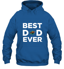 Best Minnesota Wild Dad Ever Hockey NHL Fathers Day GIft For Daddy Hooded Sweatshirt Hooded Sweatshirt - amzapparel