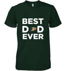 Best Anaheim Ducks Dad Ever Hockey NHL Fathers Day GIft For Daddy Men's Premium T-Shirt Men's Premium T-Shirt - amzapparel