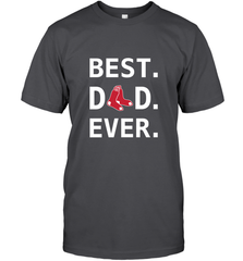 Best Boston Red Sox Dad Ever Baseball MLB Fathers Day Men's T-Shirt Men's T-Shirt - amzapparel