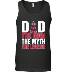 Los Angeles Angels Dad The Man The Myth The Legend Father's Day MLB Men's Tank Top Men's Tank Top - amzapparel