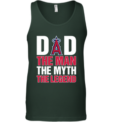 Los Angeles Angels Dad The Man The Myth The Legend Father's Day MLB Men's Tank Top Men's Tank Top - amzapparel