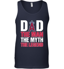 Los Angeles Angels Dad The Man The Myth The Legend Father's Day MLB Men's Tank Top Men's Tank Top - amzapparel