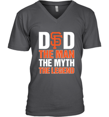 San Francisco Giants Dad The Man The Myth The Legend Father's Day MLB Men's V-Neck T-Shirt Men's V-Neck T-Shirt - amzapparel