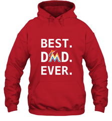 Best Miami Marlins Dad Ever Baseball MLB Fathers Day Hooded Sweatshirt Hooded Sweatshirt - amzapparel
