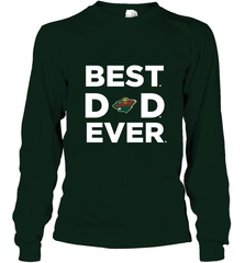 Best Minnesota Wild Dad Ever Hockey NHL Fathers Day GIft For Daddy Long Sleeve T-Shirt Long Sleeve T-Shirt - amzapparel