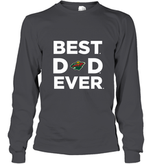 Best Minnesota Wild Dad Ever Hockey NHL Fathers Day GIft For Daddy Long Sleeve T-Shirt Long Sleeve T-Shirt - amzapparel