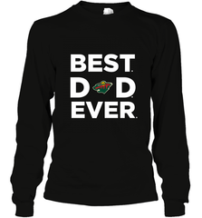 Best Minnesota Wild Dad Ever Hockey NHL Fathers Day GIft For Daddy Long Sleeve T-Shirt Long Sleeve T-Shirt - amzapparel