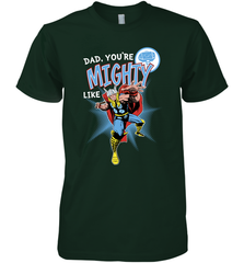 Marvel Thor Mighty Dad Father's Day Gifts Men's Premium T-Shirt Men's Premium T-Shirt - amzapparel