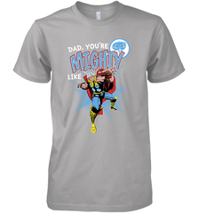 Marvel Thor Mighty Dad Father's Day Gifts Men's Premium T-Shirt Men's Premium T-Shirt - amzapparel