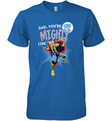 Marvel Thor Mighty Dad Father's Day Gifts Men's Premium T-Shirt Men's Premium T-Shirt - amzapparel
