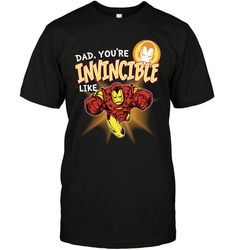 Marvel Iron Man Invincible Dad Father's Day Gifts Men's T-Shirt