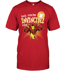 Marvel Iron Man Invincible Dad Father's Day Gifts Men's T-Shirt Men's T-Shirt - amzapparel