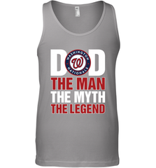 Washington Nationals Dad The Man The Myth The Legend Father's Day MLB Men's Tank Top Men's Tank Top - amzapparel