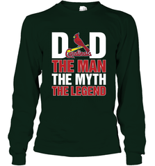 St Louis Cardinals Dad The Man The Myth The Legend Father's Day MLB Long Sleeve T-Shirt Long Sleeve T-Shirt - amzapparel